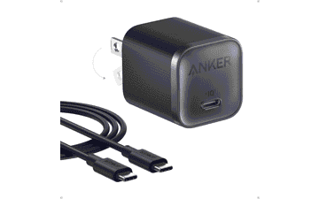 Anker 45W USB-C Fast Charger: Compact & Foldable for iPhone, Samsung, MacBook, and iPad