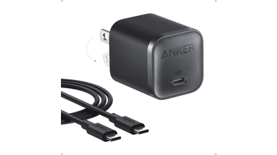 Anker 45W USB-C Fast Charger: Compact & Foldable for iPhone, Samsung, MacBook, and iPad