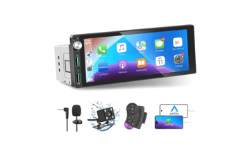 Apple Carplay Android Auto Single Din Car Stereo