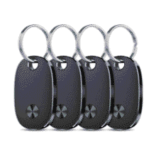 Apple Find My Tracker - 4 Pack: Never Lose Your Keys Again!