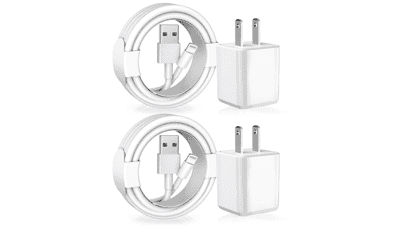 Apple MFi Certified iPhone Charger 2Pack