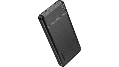 AsperX 10000mAh Portable Charger: Fast Power for iPhone, Samsung, & More