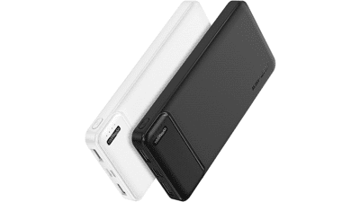 AsperX 10000mAh Power Bank 2-Pack: Fast Charging USB C Portable Charger