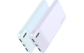 AsperX 10000mAh Power Bank 2-Pack: Fast Charging USB C Portable Charger