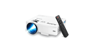 AuKing Mini Projector: 1080P Full HD Home Theater