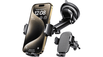 Car Phone Holder Mount - Universal, Hands-Free, & Secure Grip