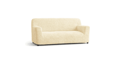 Cream Sofa Slipcover: Stretch, Soft, & Washable