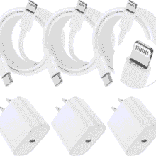 Essri 20W Fast iPhone Charger 3-Pack: 10FT USB-C Cable