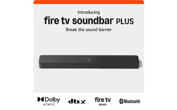 Fire TV Soundbar Plus: Dolby Atmos, Built-in Subwoofer