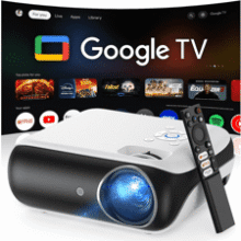 Google TV Smart Projector: 4K UHD, Dolby Sound, & Streaming