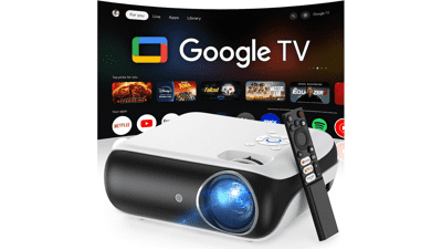 Google TV Smart Projector: 4K UHD, Dolby Sound, & Streaming