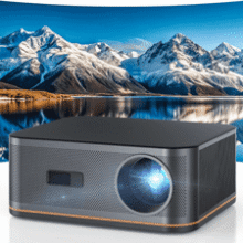 HAPPRUN 4K Projector: 1500 ANSI, Auto Focus, 300'' Display