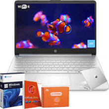 HP 14" HD Laptop: Intel N150, 16GB RAM, 384GB Storage, Windows 11 Pro