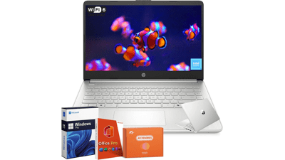 HP 14" HD Laptop: Intel N150, 16GB RAM, 384GB Storage, Windows 11 Pro