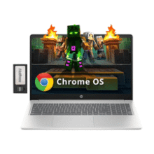 HP 15.6" Chromebook | Intel Pentium N200 | 8GB RAM | 224GB Storage