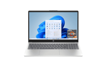 HP 15.6" Touchscreen Laptop: Ryzen 3, 8GB RAM, 256GB SSD