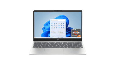 HP 15.6" Touchscreen Laptop: Ryzen 3, 8GB RAM, 256GB SSD
