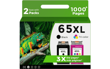 HP 65XL Ink Cartridge - Envy & DeskJet - Black & Tri-Color 2-Pack