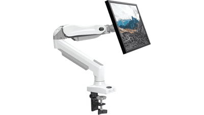 HUANUO Single Monitor Mount - Adjustable Gas Spring Arm