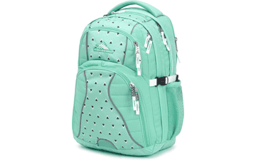 High Sierra Swerve Backpack - Aquamarine Geo