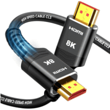 Highwings 8K HDMI 2.1 Cable - 15 FT, 48Gbps, CL3 Rated