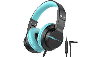 IClever Kids Headphones with Mic - Safe & Foldable