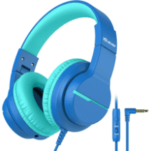 IClever Kids Headphones with Mic - Volume Limited & Foldable