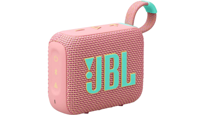 JBL Go 4: Ultra-Portable Waterproof Bluetooth Speaker (Pink)