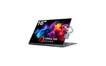Jumper 16" Convertible Laptop: 16GB RAM, 640GB Storage & Office 365