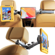 LISEN 3-in-1 iPad Car Mount - Road Trip Essentials