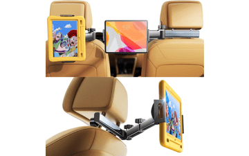 LISEN 3-in-1 iPad Car Mount - Road Trip Essentials