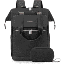 LOVEVOOK Laptop Backpack: Fashionable, Waterproof, & Organized