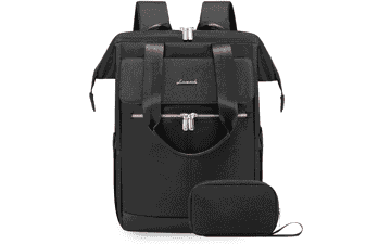LOVEVOOK Laptop Backpack: Fashionable, Waterproof, & Organized