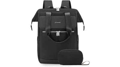 LOVEVOOK Laptop Backpack: Fashionable, Waterproof, & Organized