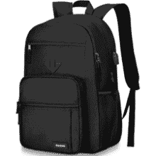 Lightweight School Backpack with USB Charging Port