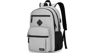 Lightweight School Backpack with USB Charging Port