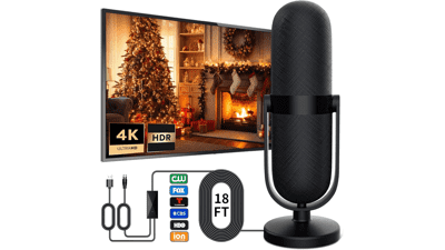 Long Range HD TV Antenna - 1200+ Mile Reception