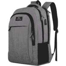 MATEIN Travel Laptop Backpack: Anti-Theft, USB Charging, Fits 15.6 Inch Laptop