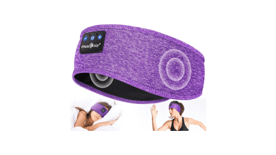 MUSICOZY Sleep Headphones: Bluetooth 5.4, Eye Mask, Ideal for Sleep, Workout, Travel