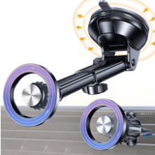 MagSafe Car Mount: Coolpow Windshield, Vent & Dash Phone Holder