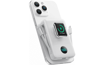 Magnetic Wireless Portable Charger Power Bank for iPhone & Apple Watch