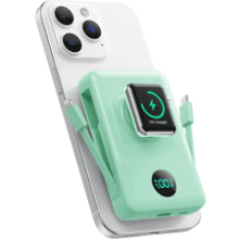 Magnetic Wireless Portable Charger for iPhone & Apple Watch