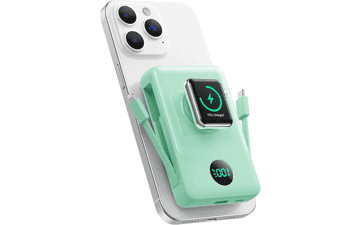 Magnetic Wireless Portable Charger for iPhone & Apple Watch