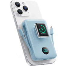 Magnetic Wireless Power Bank for iPhone & Apple Watch