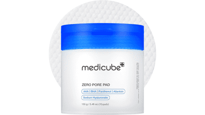 Medicube Pore Pads 2.0: AHA & BHA Exfoliating Toner (70 Pads)