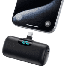 Mini 5000mAh USB-C Portable Charger Power Bank