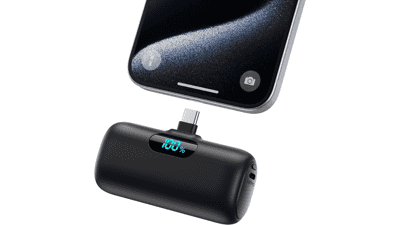 Mini 5000mAh USB-C Portable Charger Power Bank