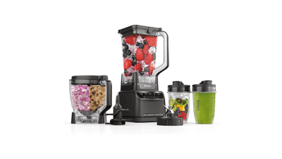 Ninja 1200-Watt Kitchen System: Blender, Food Processor, & Smoothie Maker