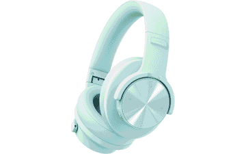 Picun B8 Cyan Bluetooth Headphones: 120H, Deep Bass