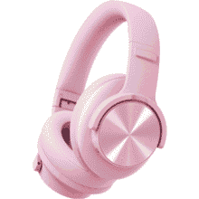 Picun B8 Pink Bluetooth Headphones: 120H, Deep Bass, 3EQ Modes